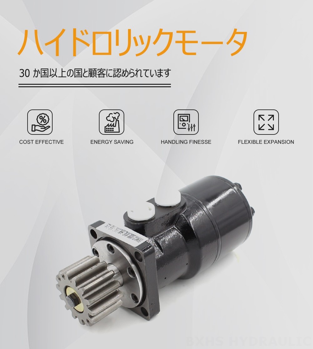 BMR_サイクロイド油圧モータ-2 63 cc/r 53 Lpm 油圧モータ